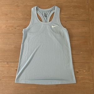 Nike light blue dri-fit tank top